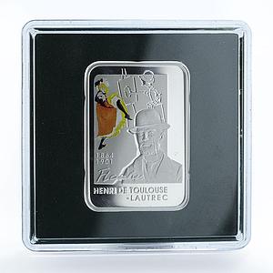 Niue 1 dollar Painters of the World Henri de Toulouse-Lautrec silver coin 2008