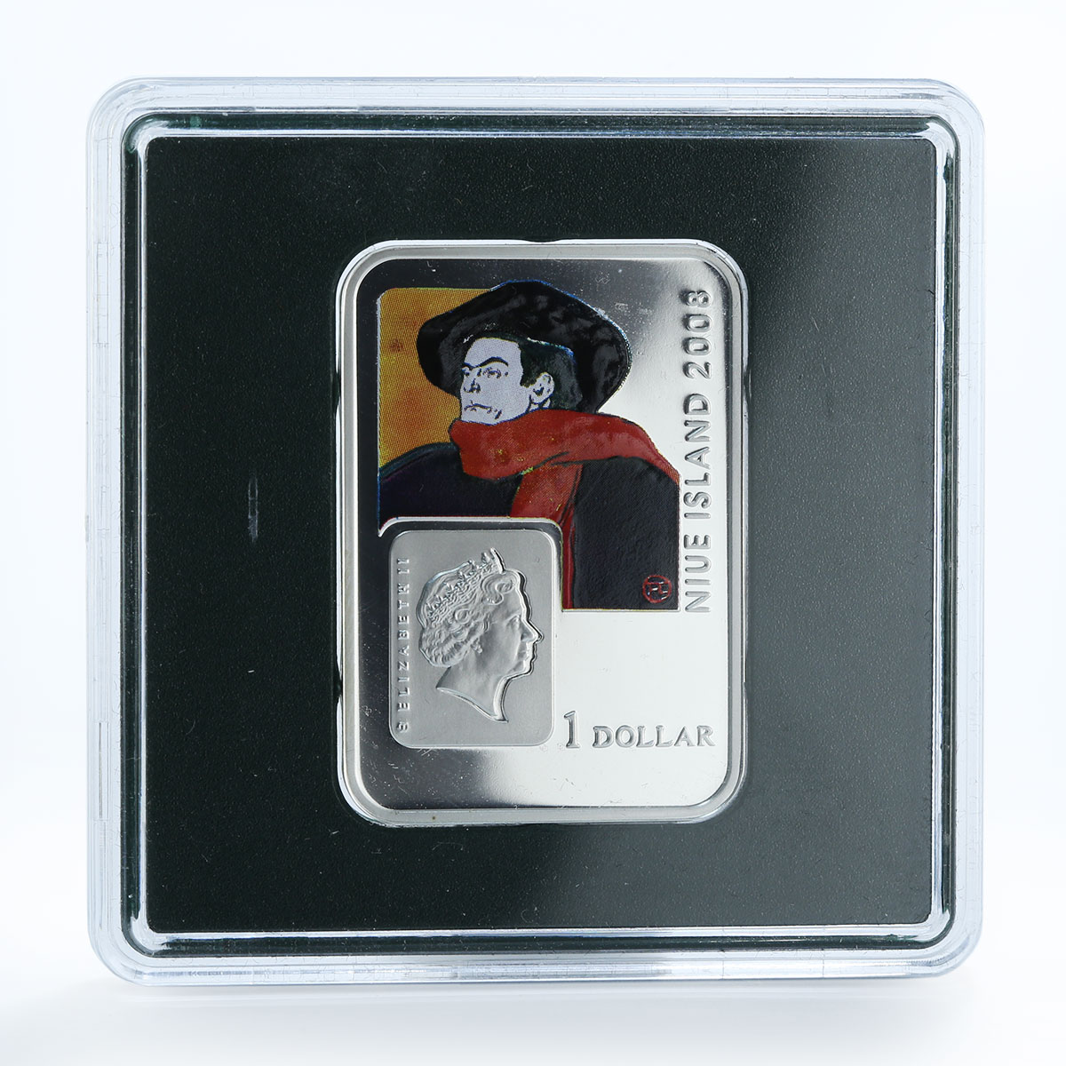 Niue 1 dollar Henri de Toulouse-Lautrec Painters of the world silver coin 2008
