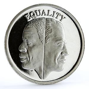 Zambia 500 kwacha Equality Man Woman proof silver coin 1994