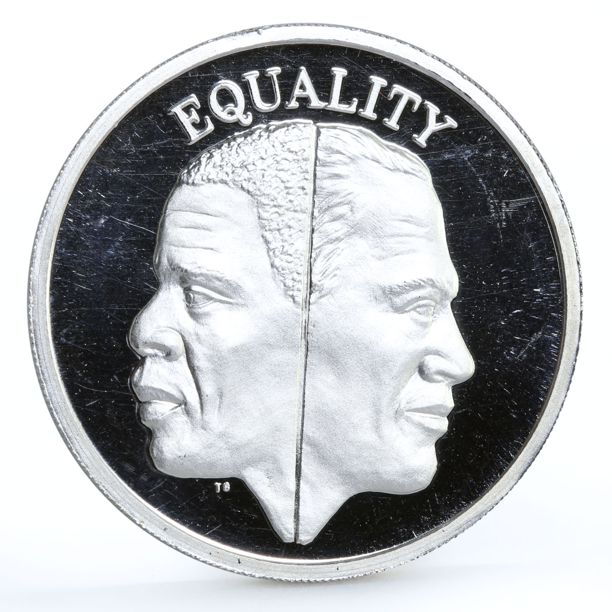 Zambia 500 kwacha Equality Man Woman proof silver coin 1994