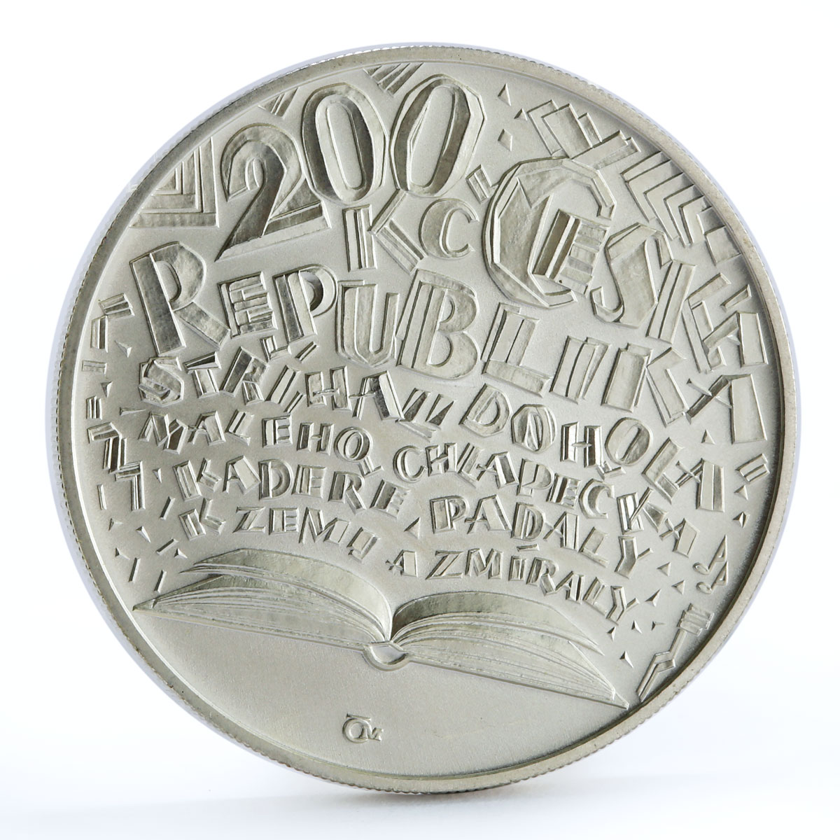 Czech Republic 200 korun Musician and Poet Josef Kainar silver coin 2017