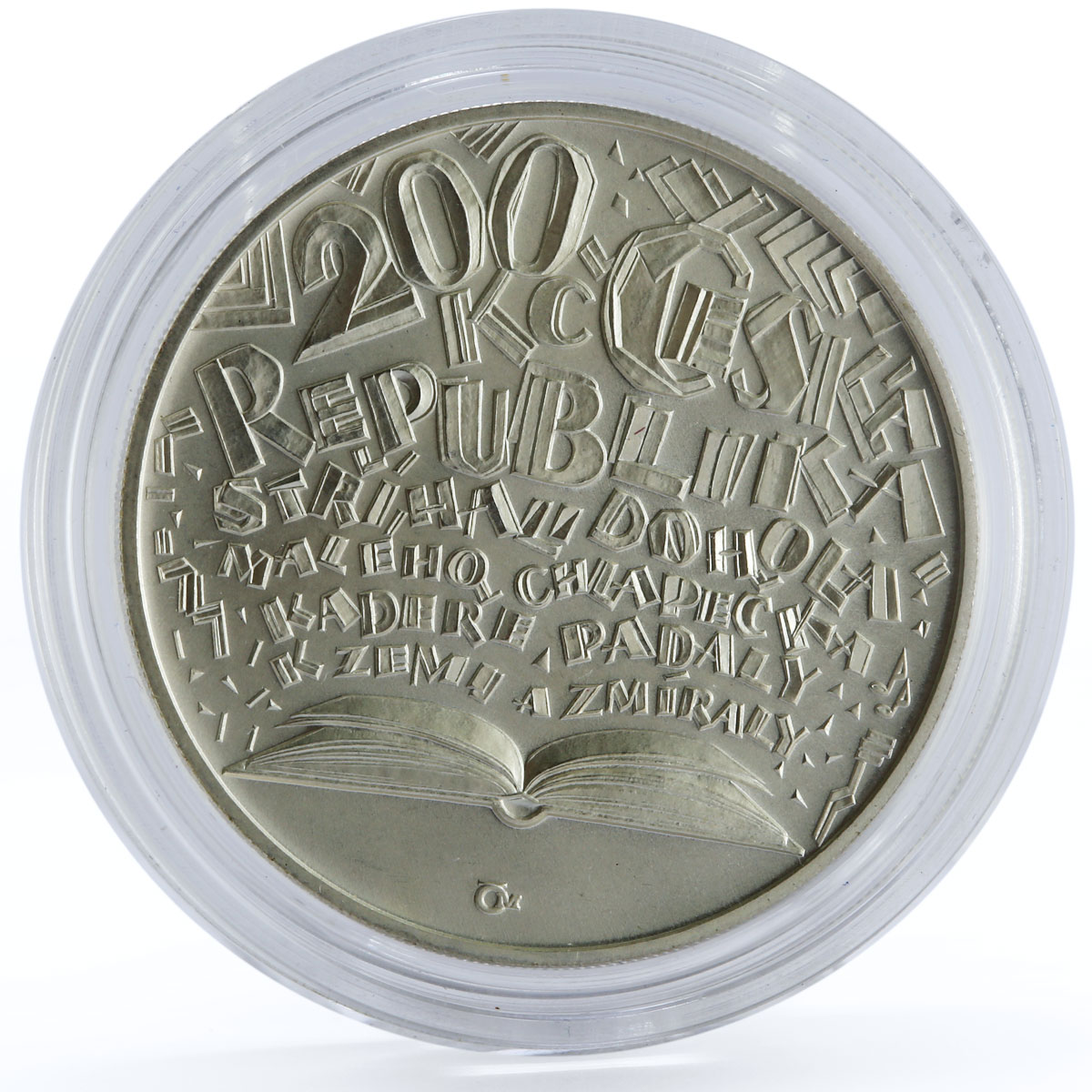 Czech Republic 200 korun Musician and Poet Josef Kainar silver coin 2017