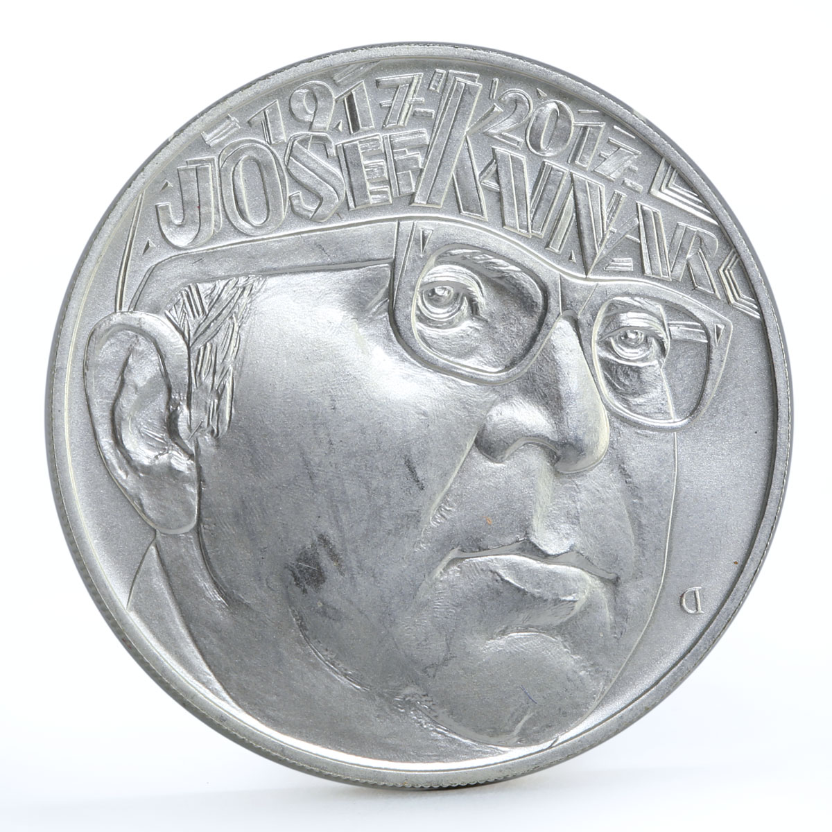 Czech Republic 200 korun Musician and Poet Josef Kainar silver coin 2017