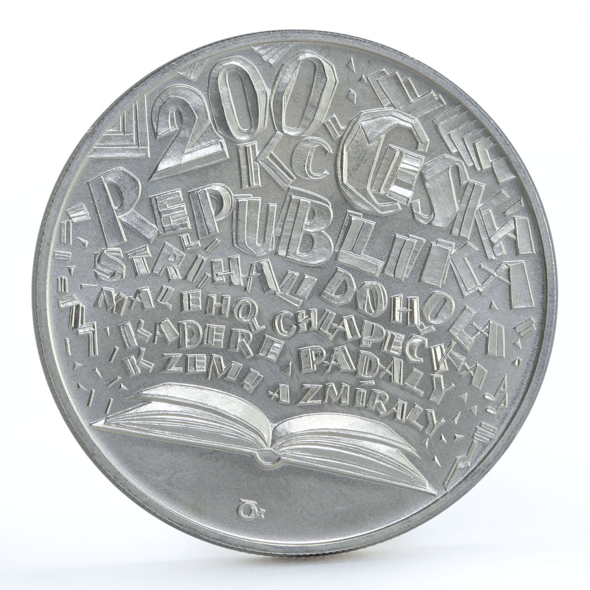 Czech Republic 200 korun Musician and Poet Josef Kainar silver coin 2017