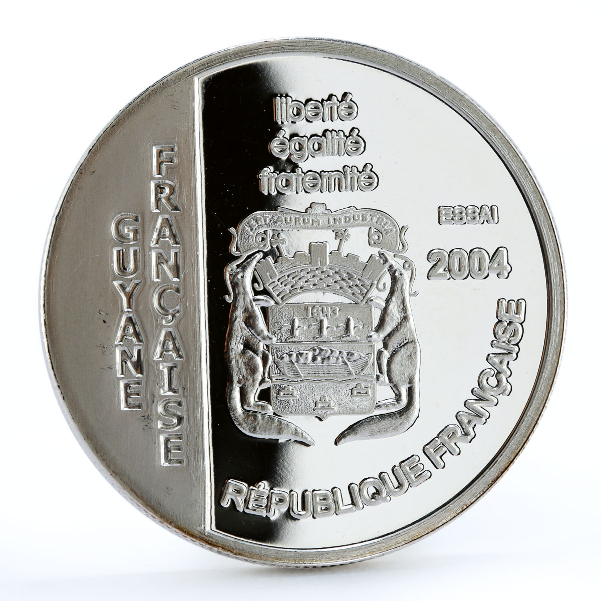 France 1 1/2 euro Le Soleil Royal Ship Clipper proof silver coin 2004