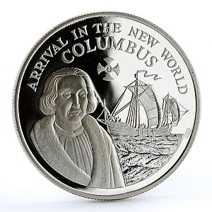Jamaica 10 dollars New World Columbus Ship coin 1990