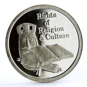 Zambia 500 kwacha Rights of Religion and Culture proof silver coin 1994