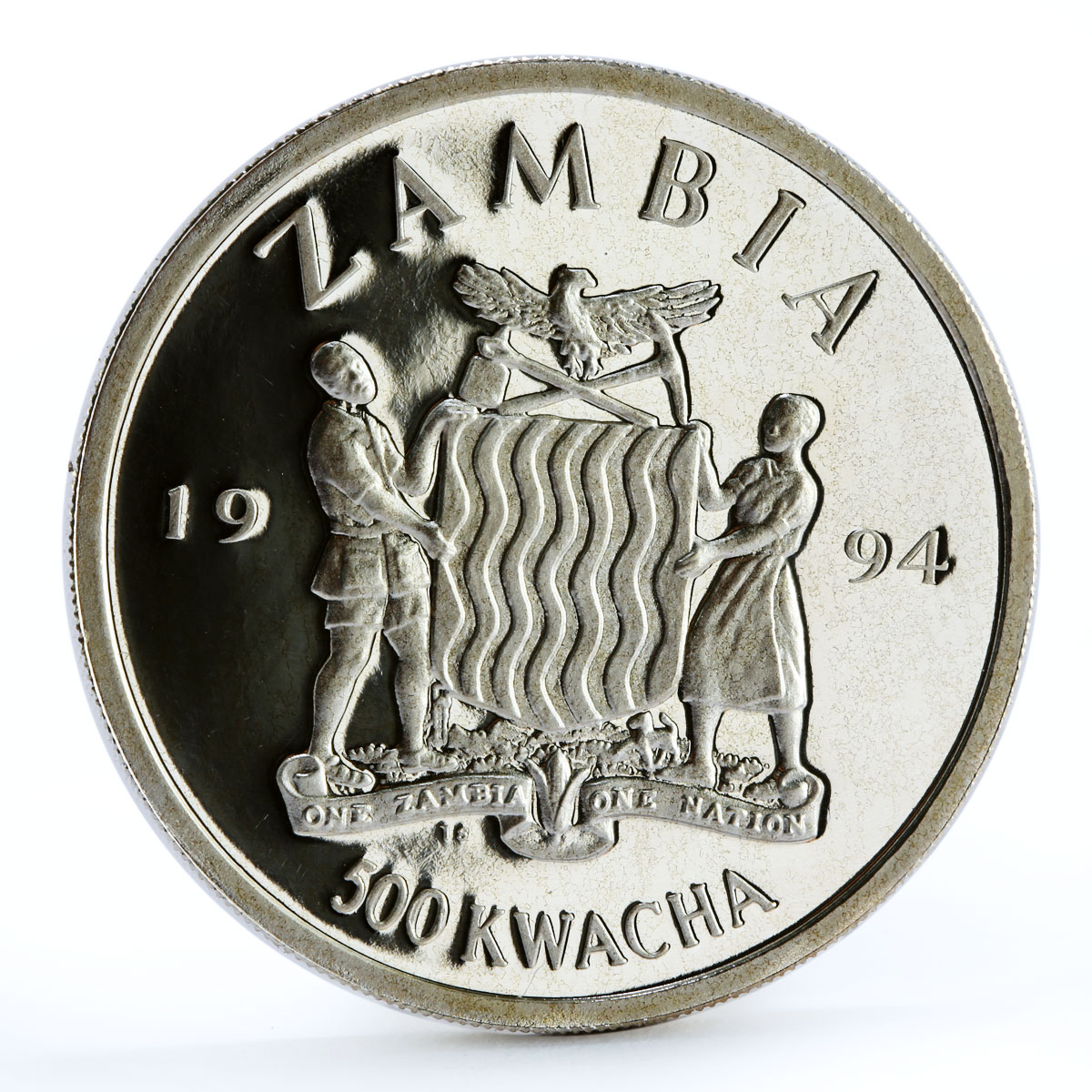 Zambia 500 kwacha Rights of Religion and Culture proof silver coin 1994