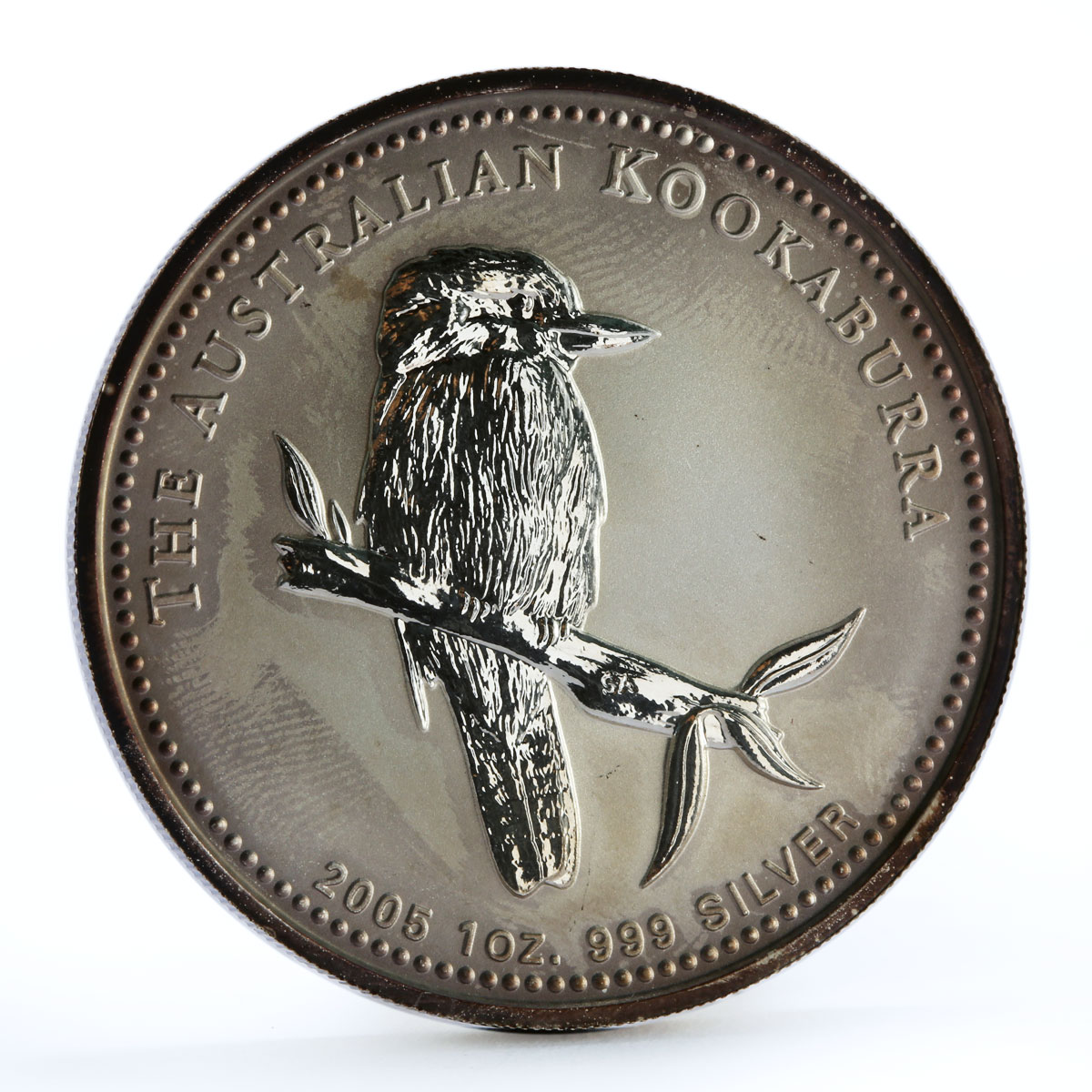 Australia 1 dollar A Gift For Baby Girl Kookaburra Bird Fauna silver coin 2005