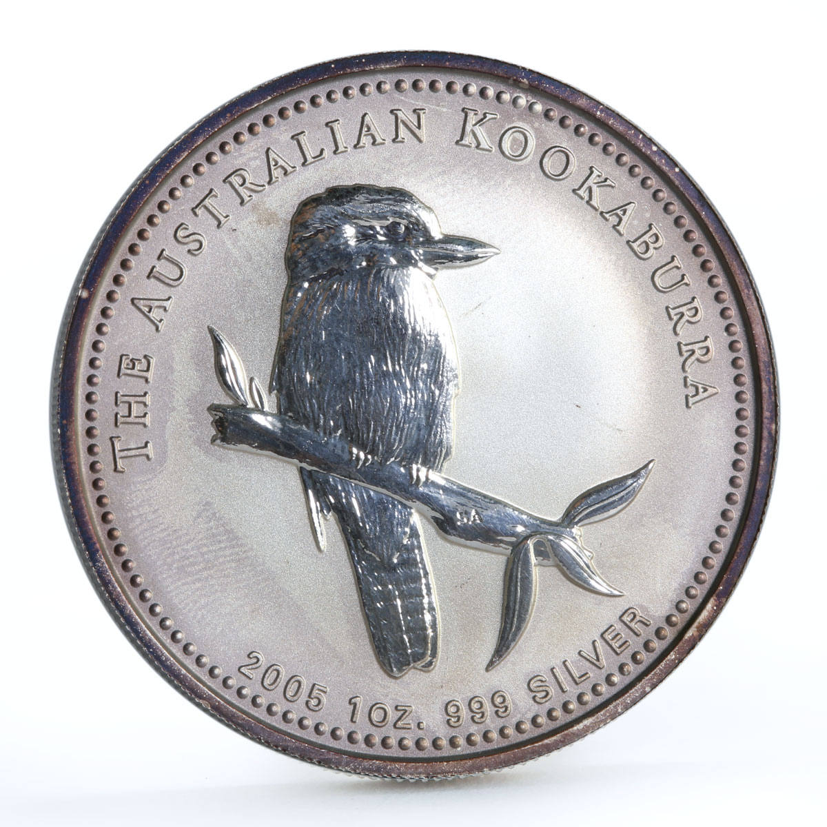 Australia 1 dollar A Gift For Baby Girl Kookaburra Bird Fauna silver coin 2005