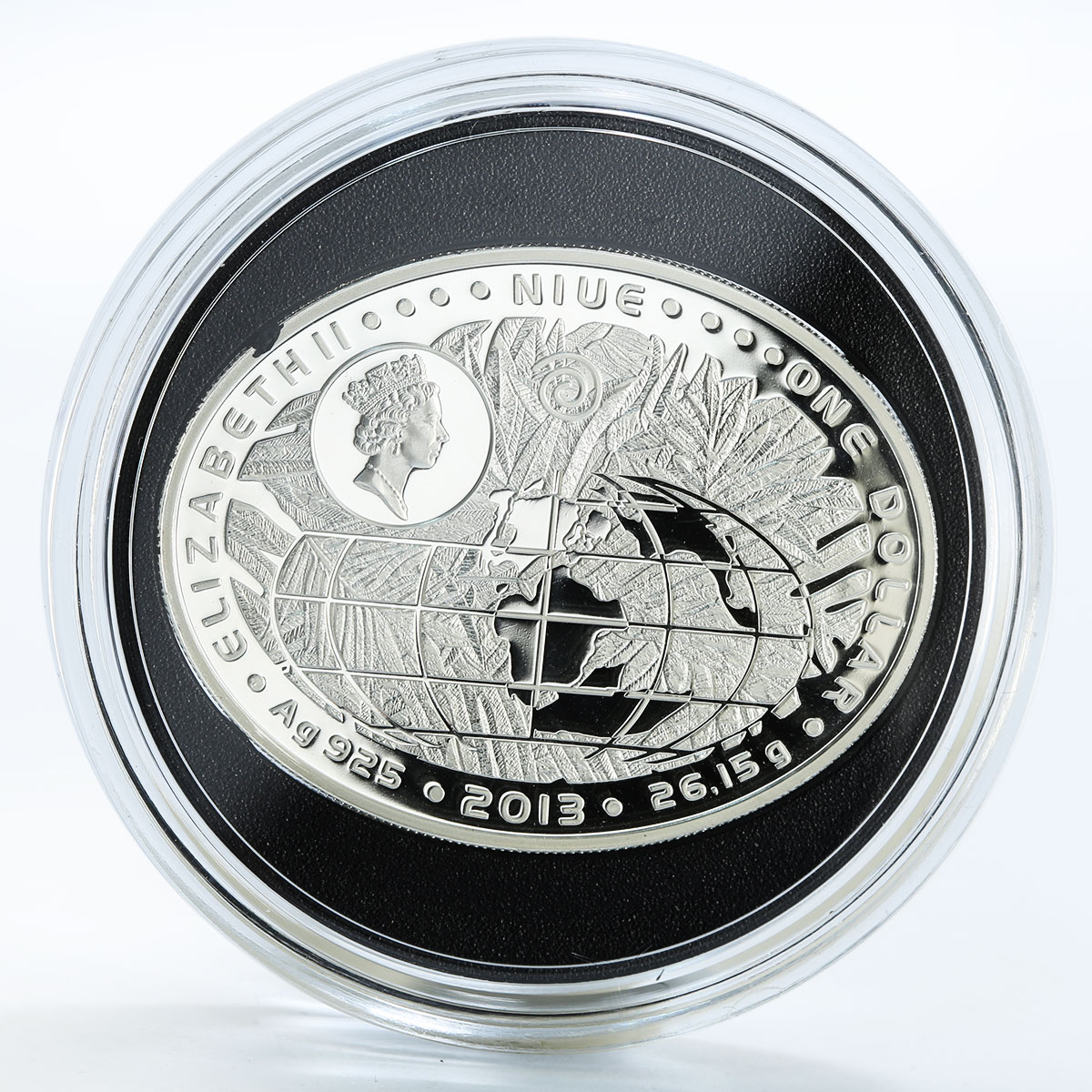 Niue 1 dollar Life on Earth in Water Jurassic Period marine dinosaurs proof 2013
