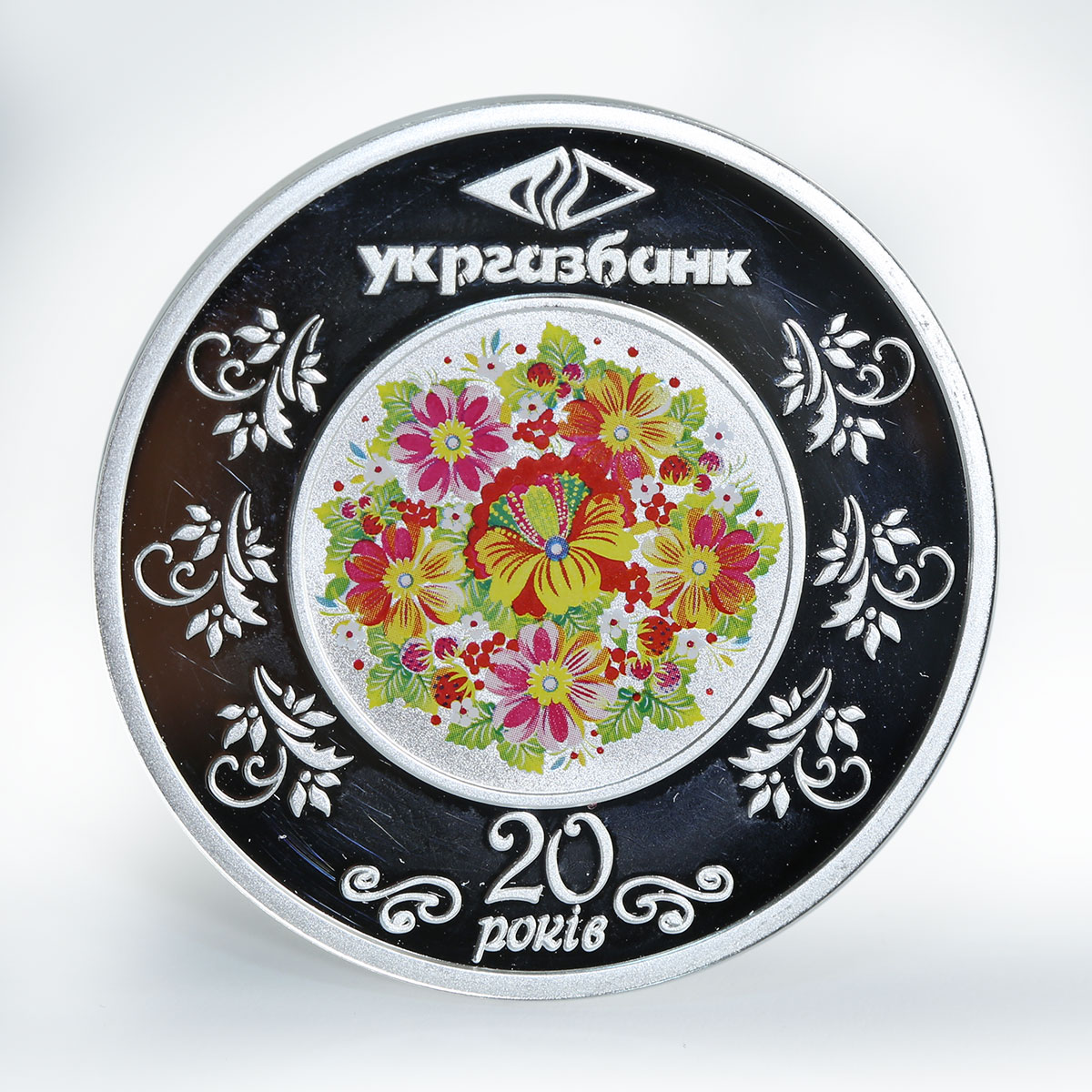 Niue 1 dollar Ukrgasbank 20 years Treasure of traditions silver proof coin 2013