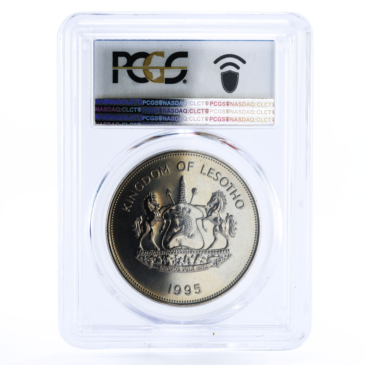 Lesotho 1 loti 50th Anniversary of the United Nations MS68 PCGS CuNi coin 1995