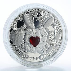 Niue 1 dollar Year of the Rabbit Romeo and Juliet Famous Love Stories coin 2010