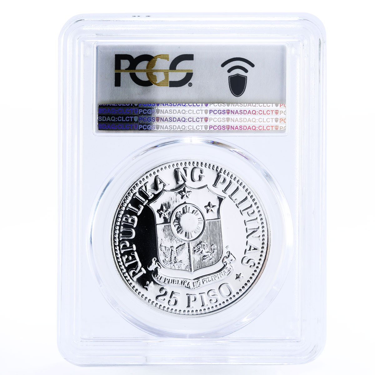 Philippines 25 piso Woman Holding Grain PL69 PCGS proof silver coin 1976