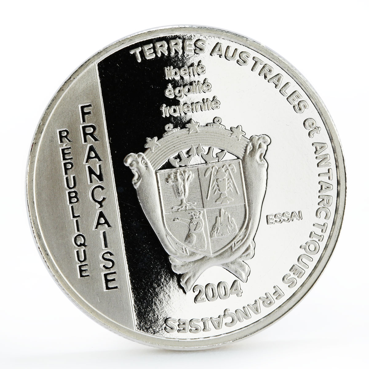 France 1 1/2 euro Corvette Astrolabe Ship Clipper proof silver coin 2004