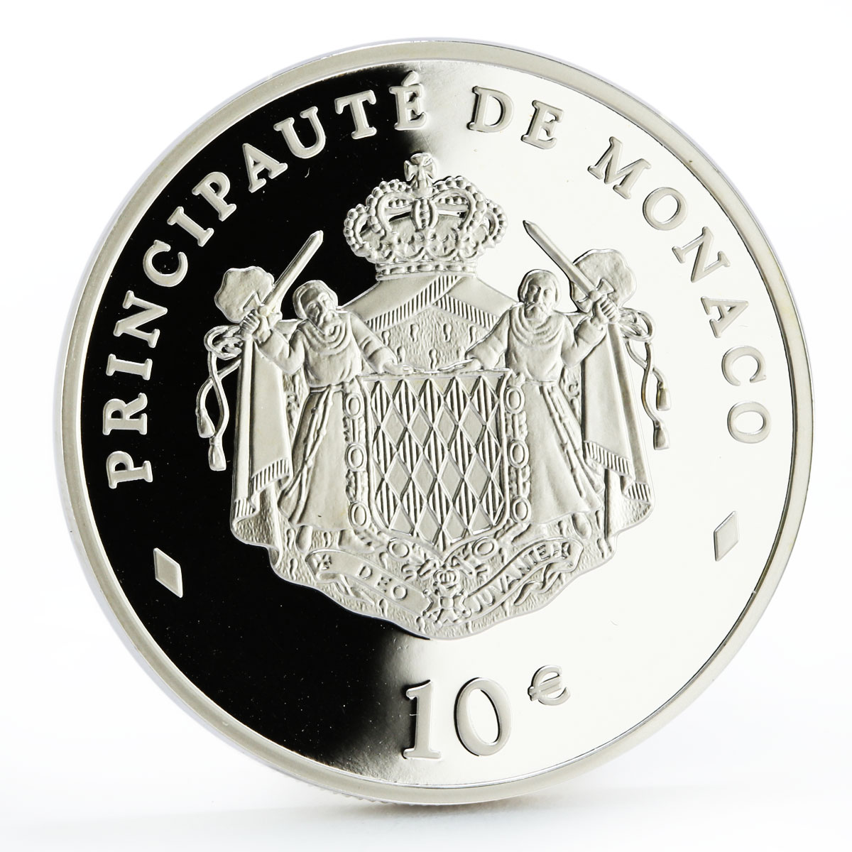 Monaco 10 euro Kingdom Leader Crown Prince Albert II proof silver coin 2003