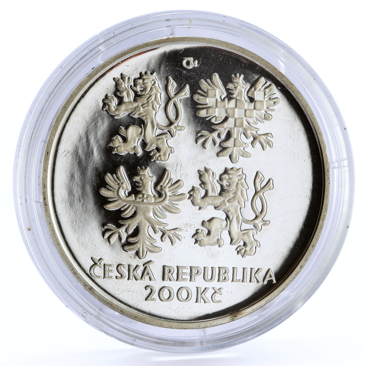 Czech Republic 200 korun Doctor and Expeditor Emil Holub proof silver coin 2002