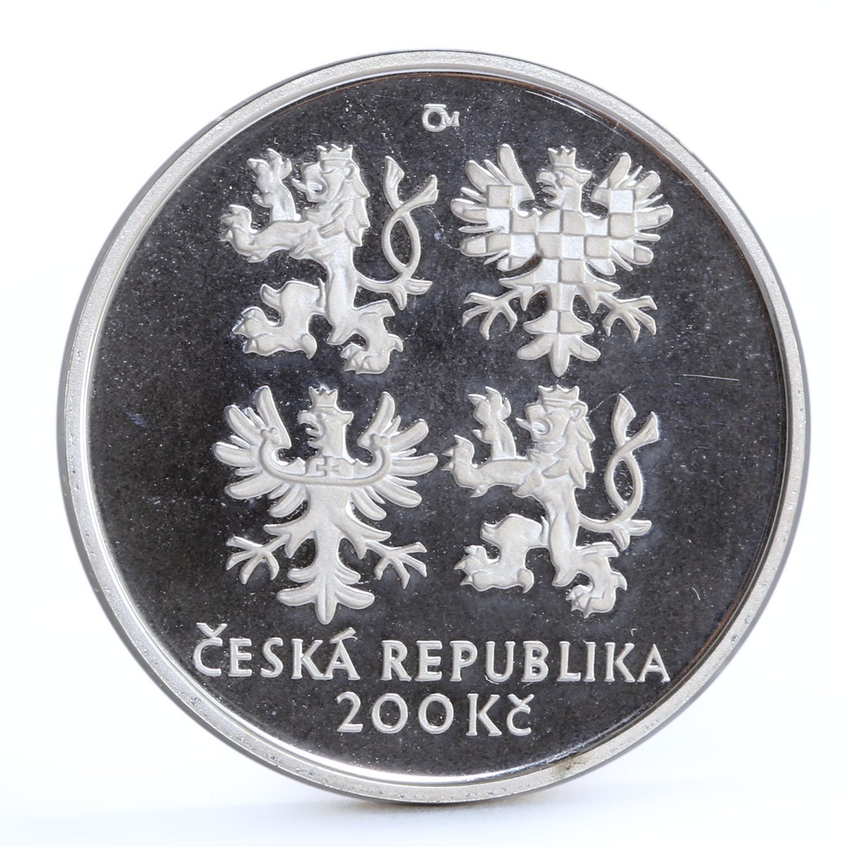 Czech Republic 200 korun Doctor and Expeditor Emil Holub proof silver coin 2002