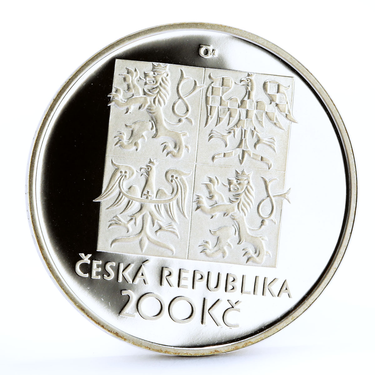 Czech Republic 200 korun Poet Vitezslav Nezval Literature proof silver coin 2000