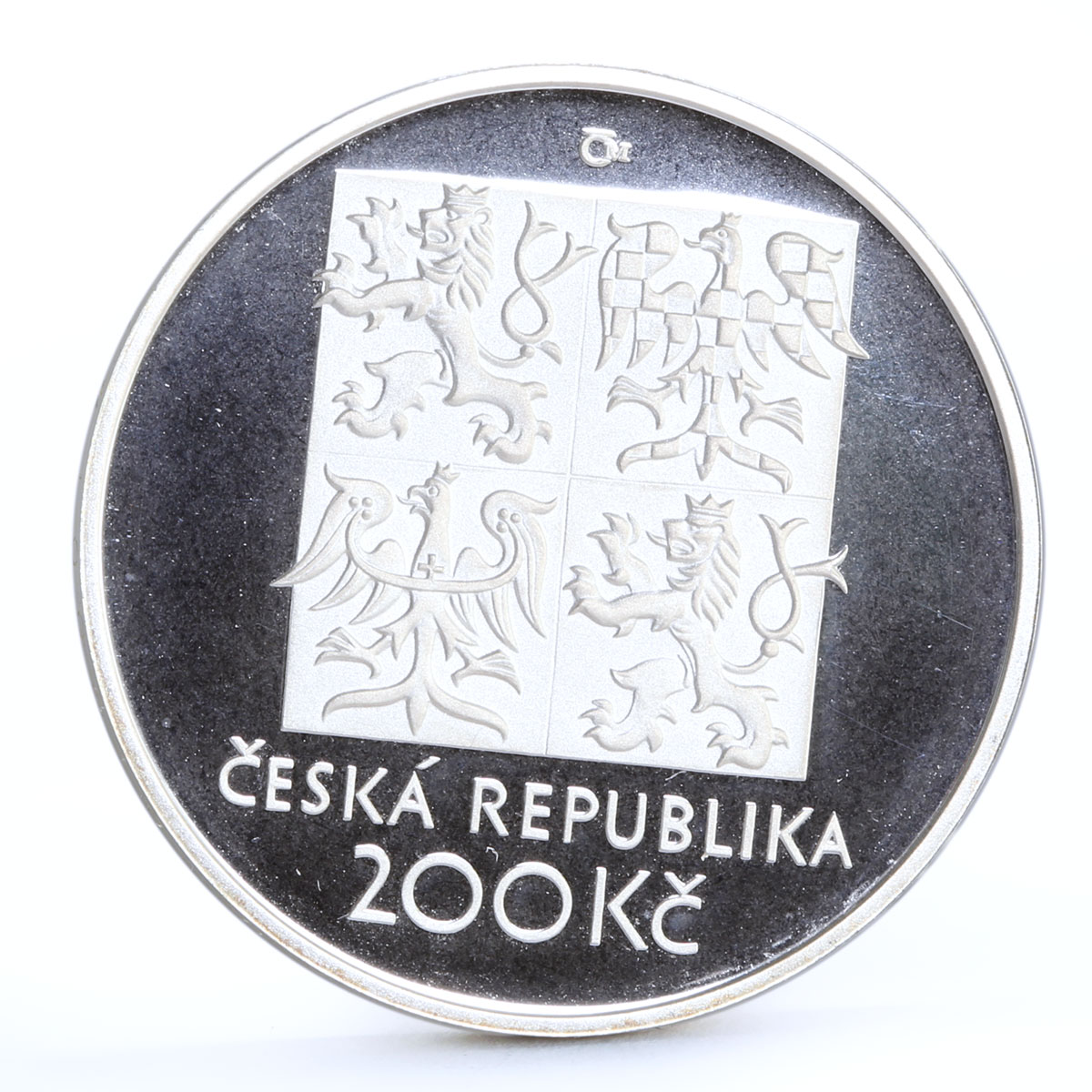 Czech Republic 200 korun Poet Vitezslav Nezval Literature proof silver coin 2000