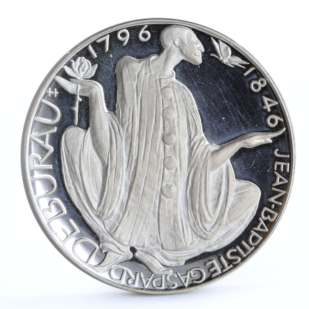 Czech Republic 200 korun Jean-Baptist Gaspard Deburau proof silver coin 1996