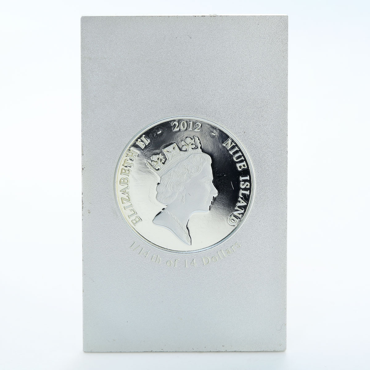 Niue 1$ Passion of Christ Duccio Maesta Siena The Last Supper coin 2012