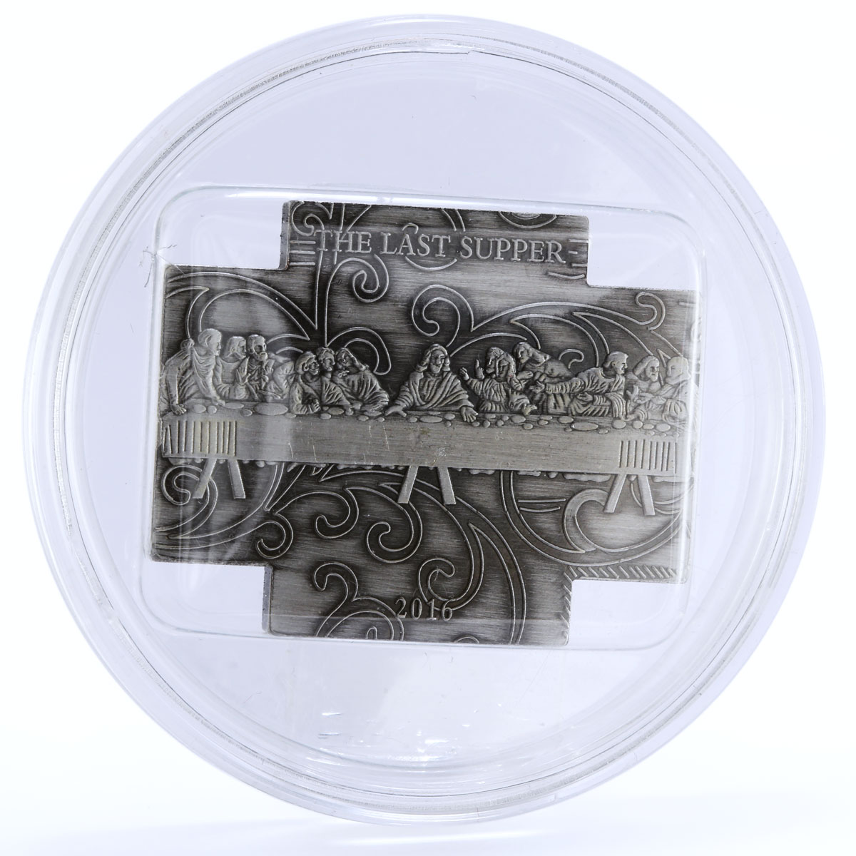 Burkina Faso 100 francs Leonardo Da Vinci The Last Supper Art AgCuNi coin 2016