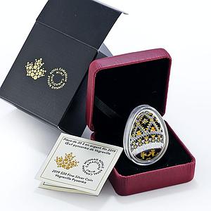 Canada 20 dollars Ukrainian Folk Culture Vegreville Pysanka silver coin 2019