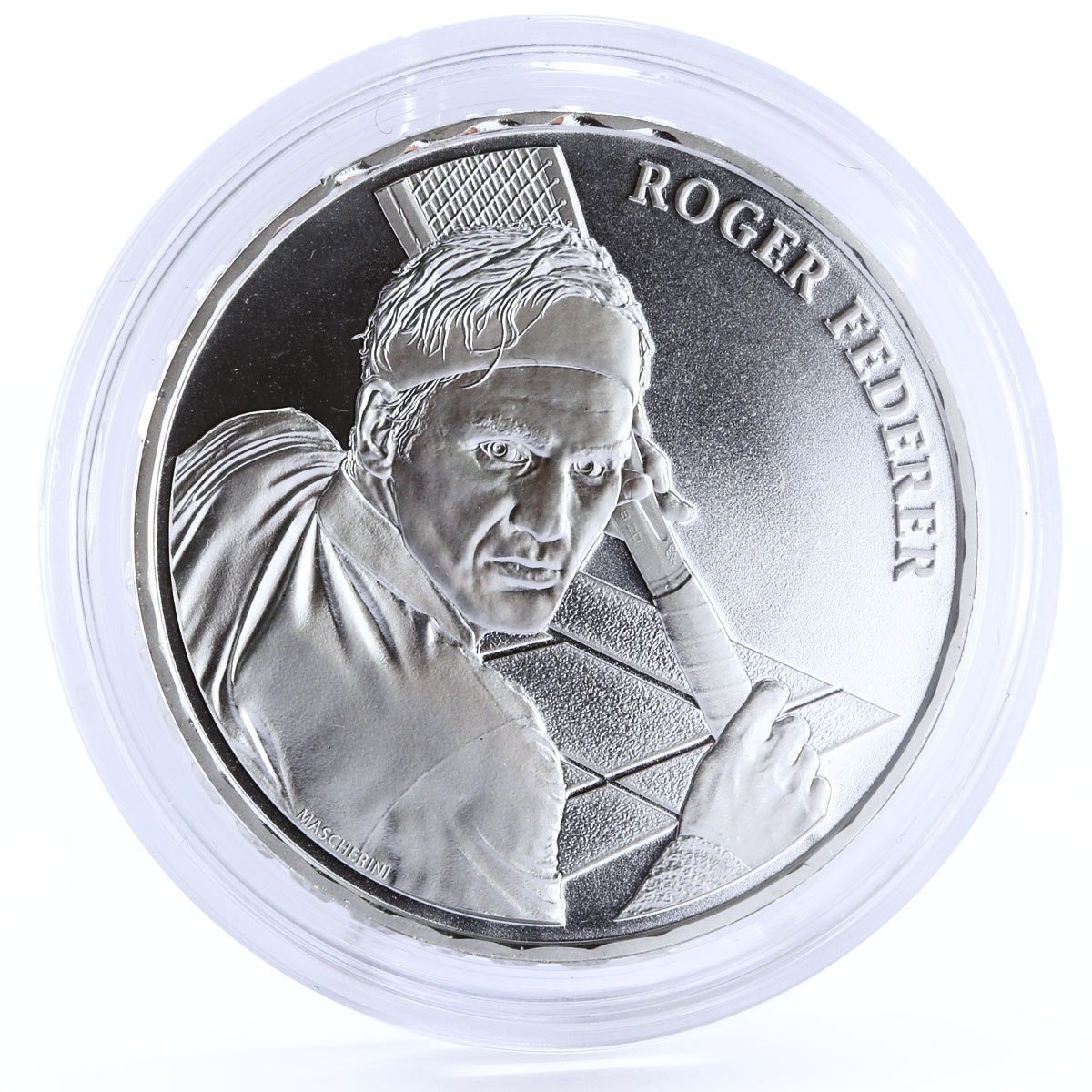 Switzerland 20 francs Tennisist Roger Federer Sports Legend silver coin 2020
