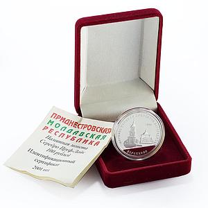 Transnistria 100 rubles Voronkov Church of the Dormition silver coin 2001