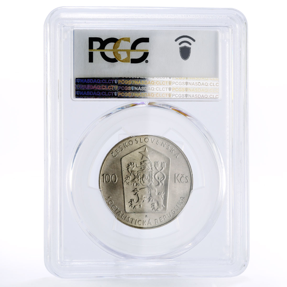 Czechoslovakia 100 korun Writer Ivan Olbracht MS67 PCGS silver coin 1982