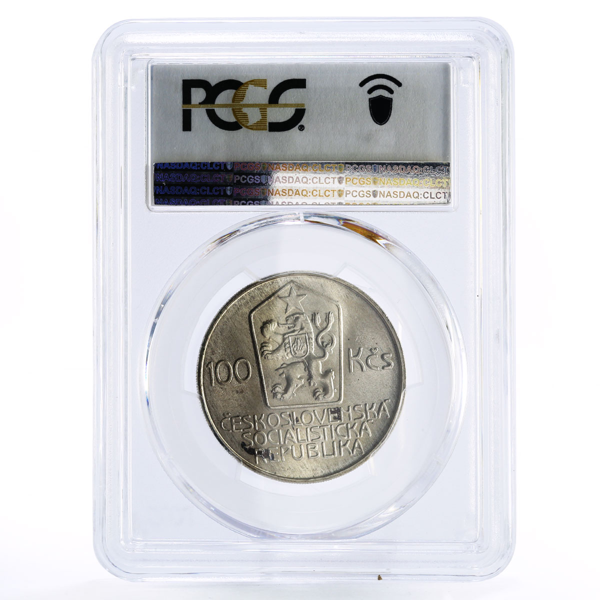 Czechoslovakia 100 korun Poet karel Hynek Macha MS68 PCGS silver coin 1986