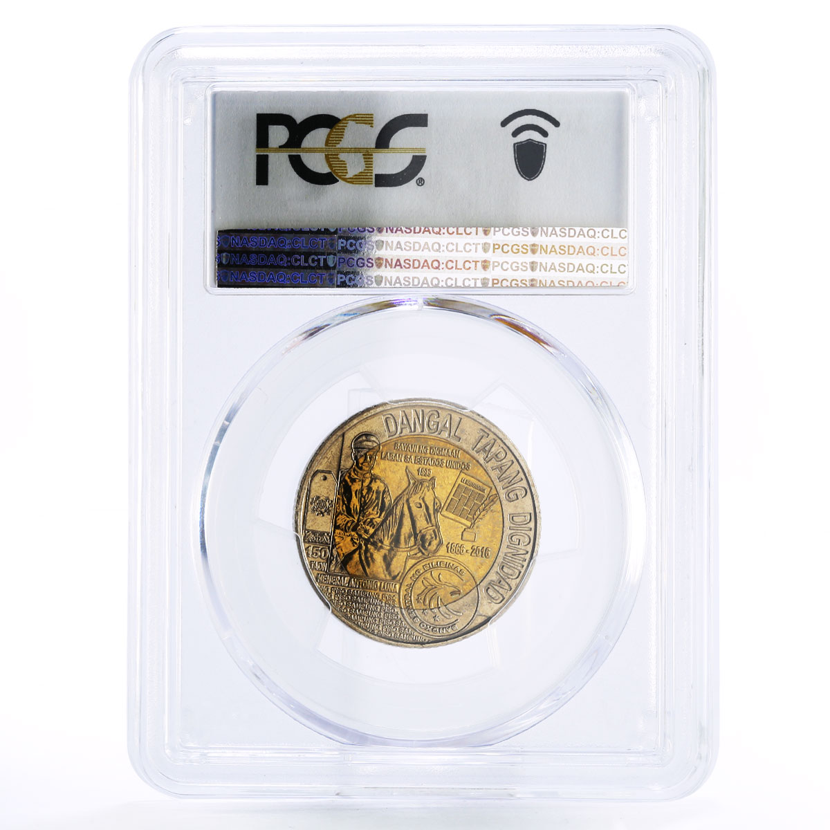 Philippines 10 piso Birthday of General Antonio Luna MS68 PCGS bimetal coin 2016