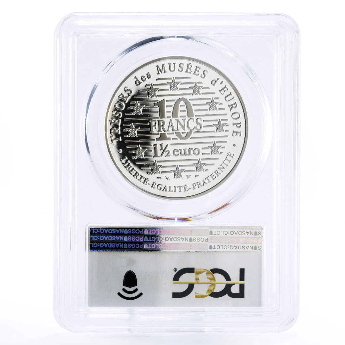 France 10 francs Eduard Monet Art Fife Player PR68 PCGS silver coin 1996