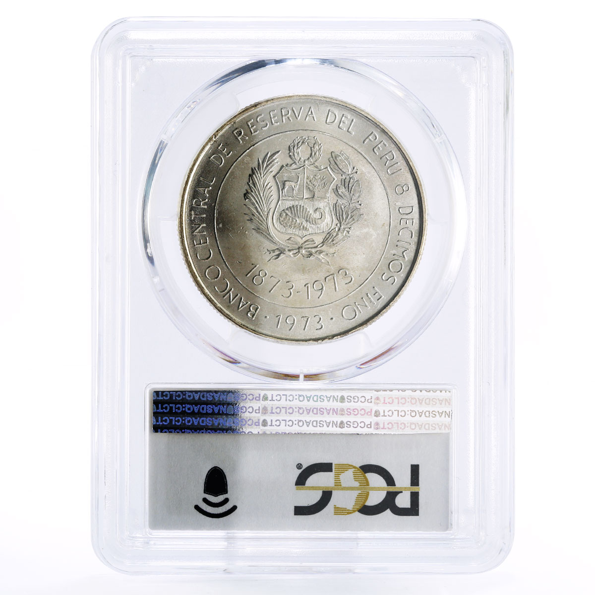 Peru 100 sol Economics Peru - Japan Trade Relations MS67 PCGS silver coin 1973