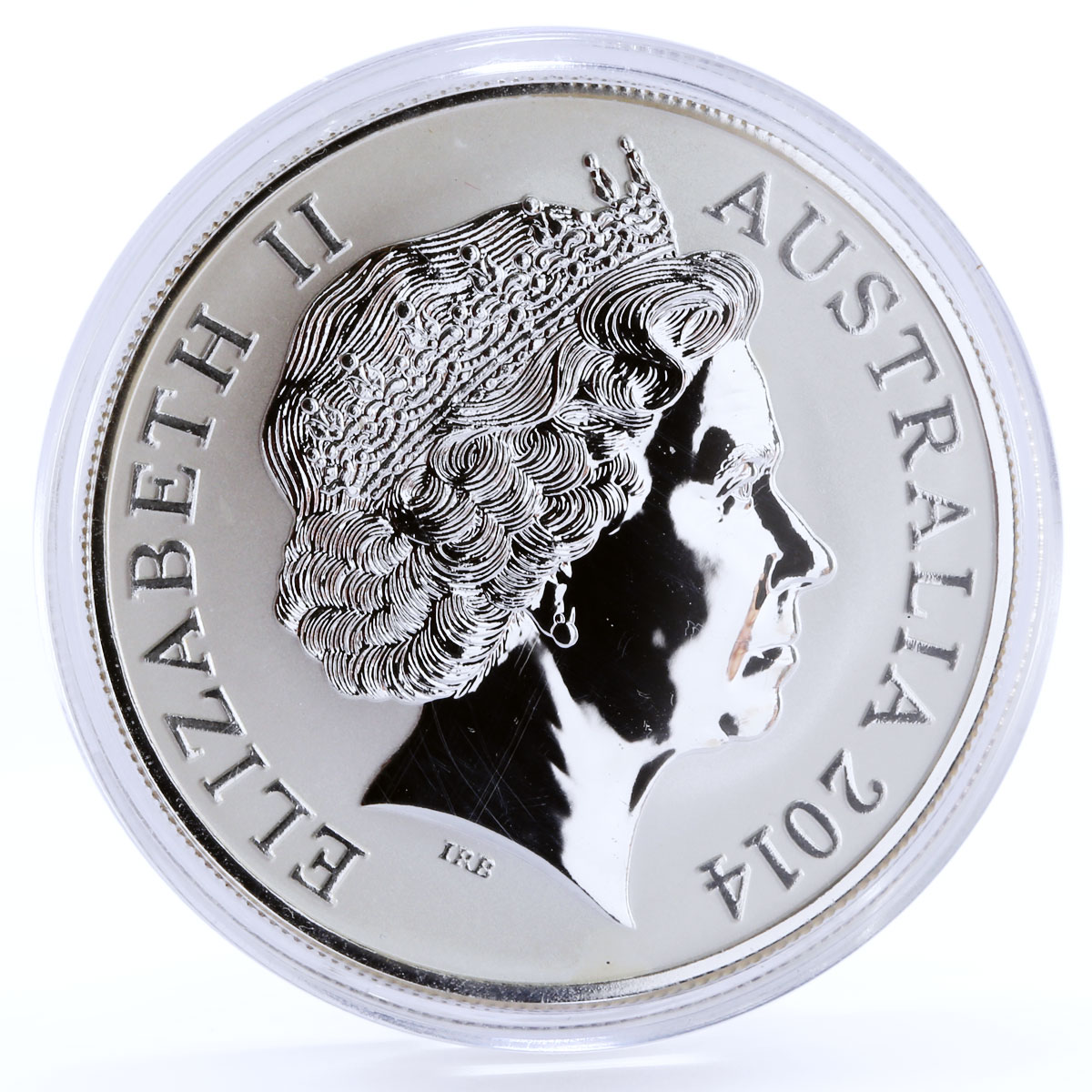 Australia 1 dollar Endangered Wildlife Saltwater Crocodile silver coin 2014