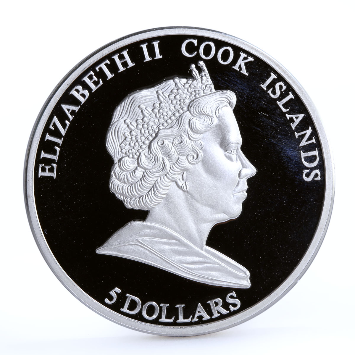Cook Islands 5 dollars Pecherski Church of All Saints colored silver coin 2008