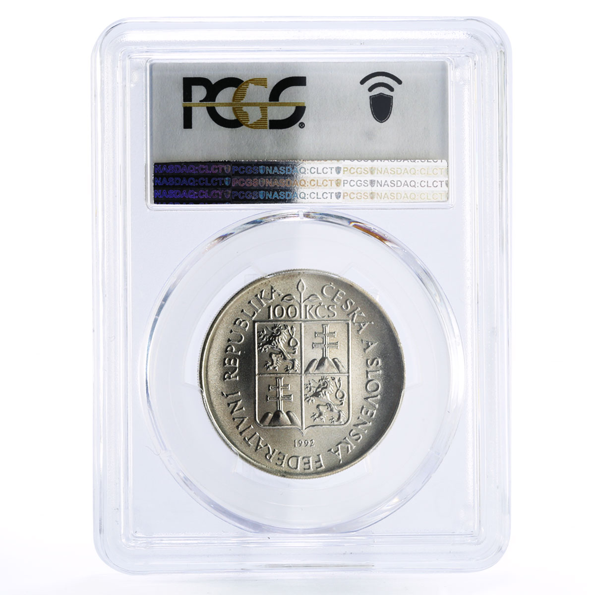 Czechoslovakia 100 korun Moravian Museum in Brno MS68 PCGS silver coin 1992