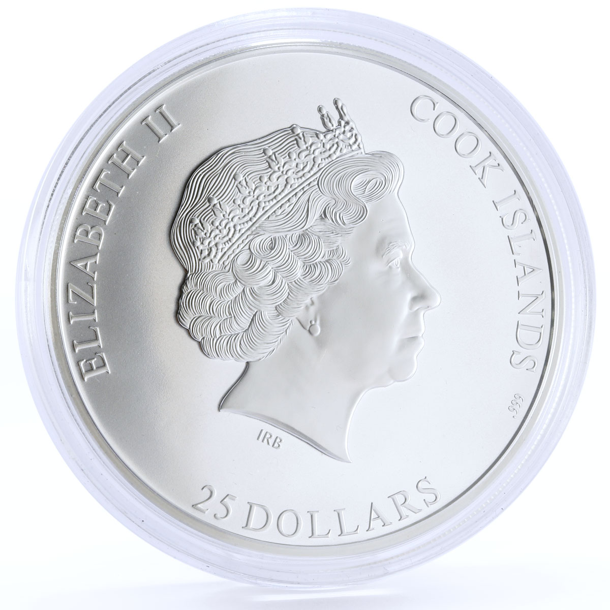 Cook Islands 25 dollars 7 Summits Mountain Everest Climat silver coin 2017