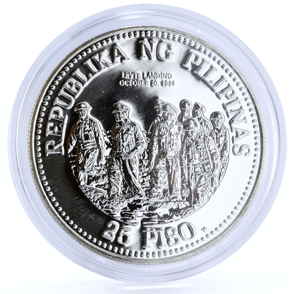 Philippines 25 pisos General Douglas McArthur silver coin 1980