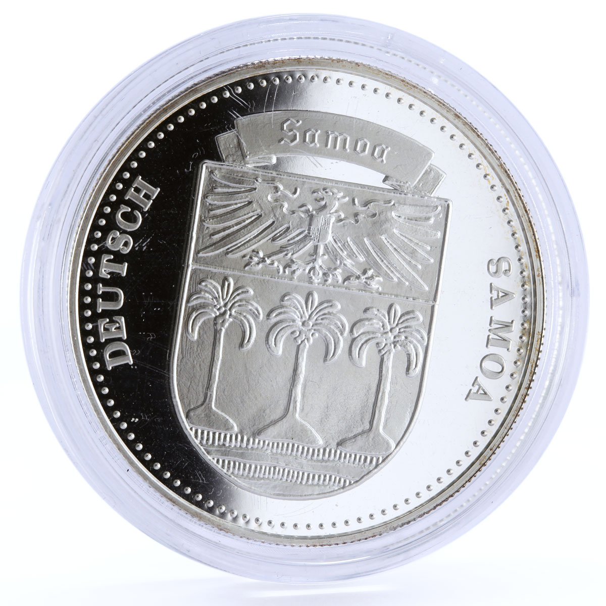 Palau 5 dollars International Coins series German Samoa silver coin 1999