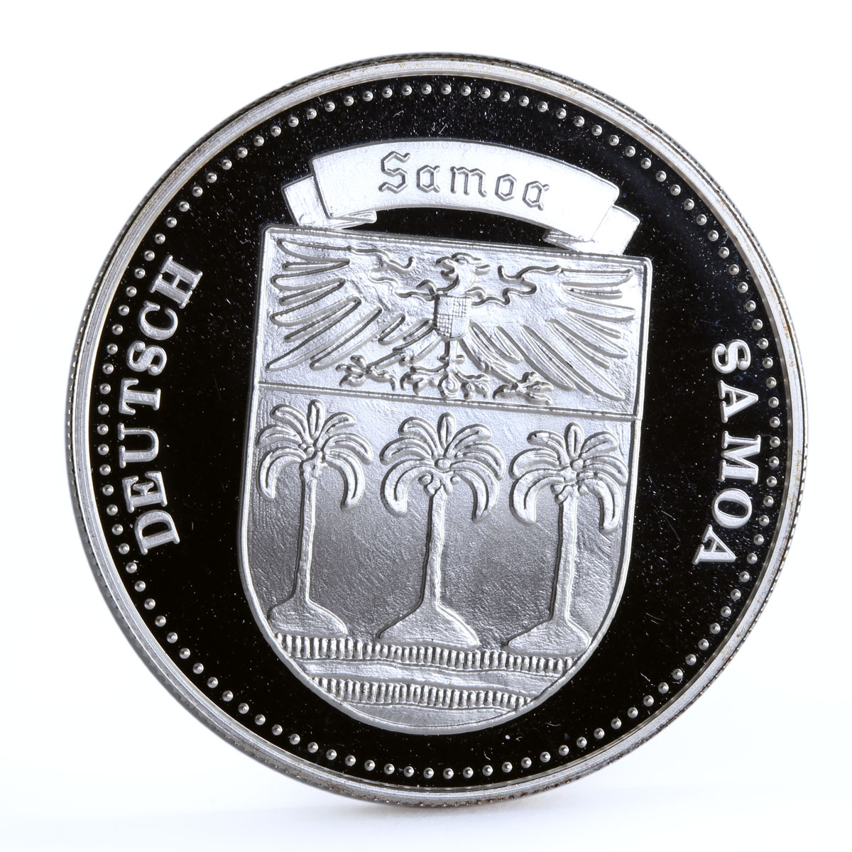 Palau 5 dollars International Coins series German Samoa silver coin 1999