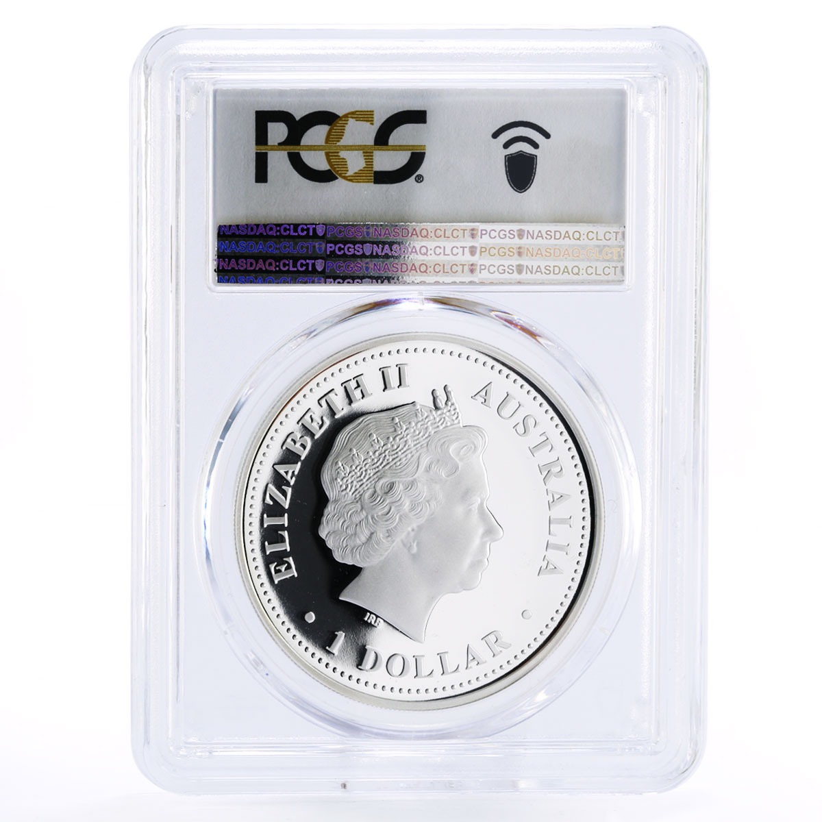 Australia 1 dollar Davis Antartic Station Ship PR69 PCGS silver coin 2007
