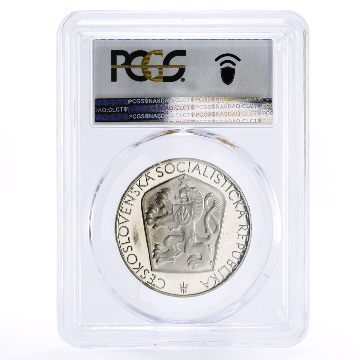 Czechoslovakia 25 korun Anniversary of Liberation PR67 PCGS silver coin 1965