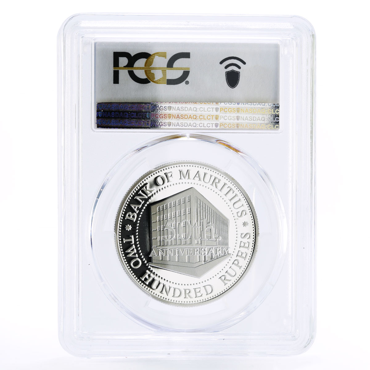 Mauritius 200 rupees National Bank Dodo Bird PR70 PCGS silver coin 2017
