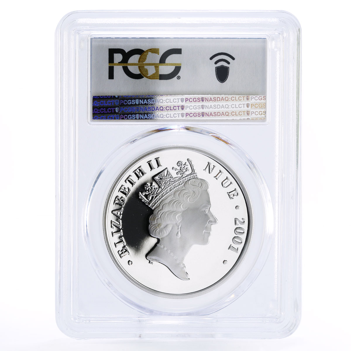 Niue 10 dollars Flying Snoopy as an Ace Cartoons PR69 PCGS silver coin 2001