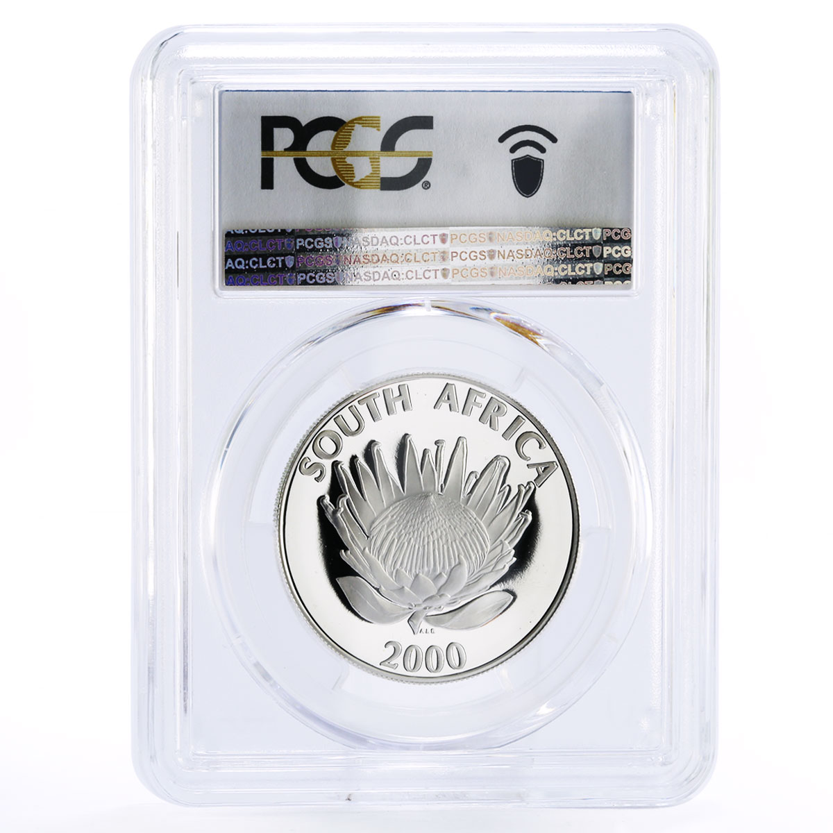 South Africa 1 rand National Wine Industry Barrels PR70 PCGS silver coin 2000