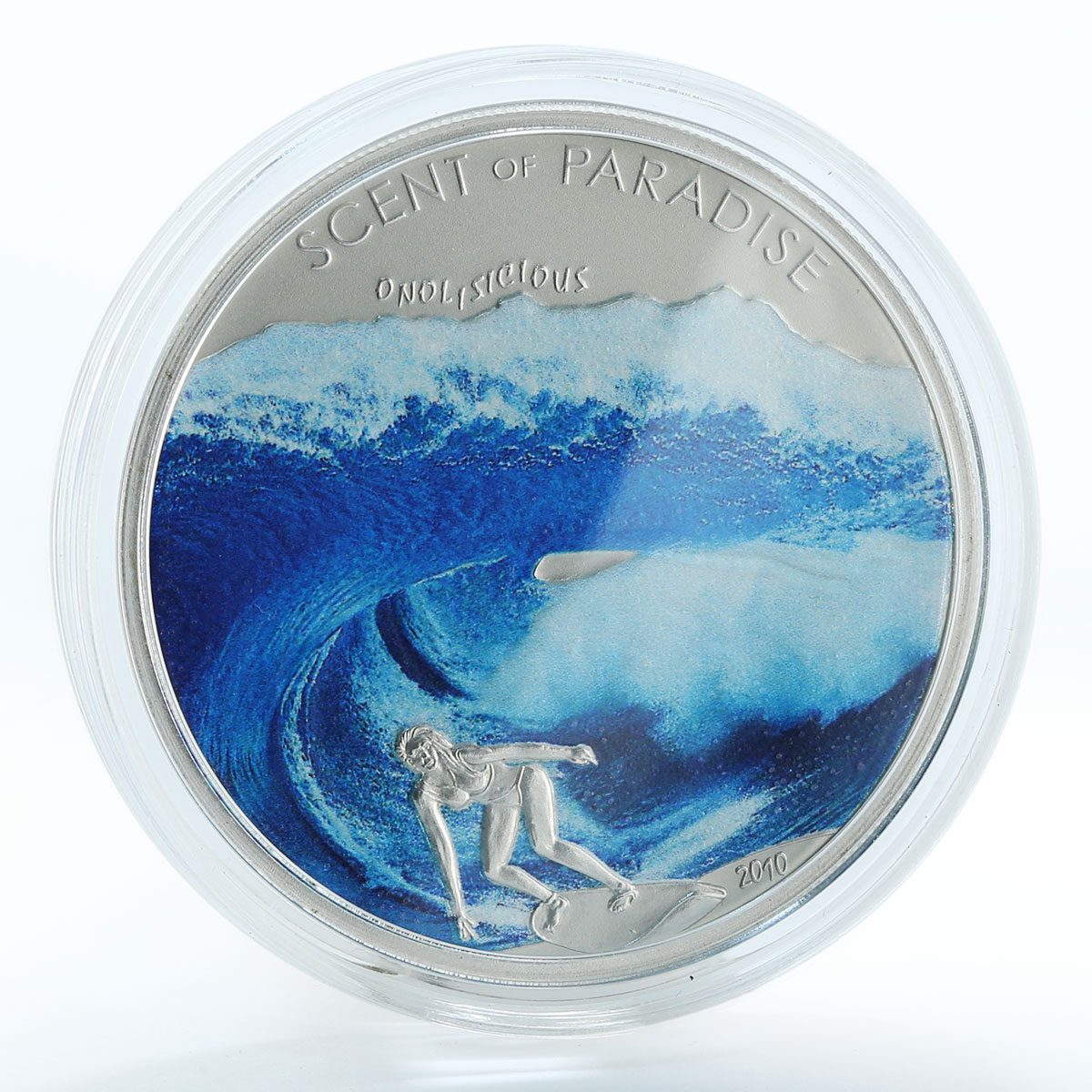 Palau 5 dollars Scent of paradise Sea breeze silver coin 2010