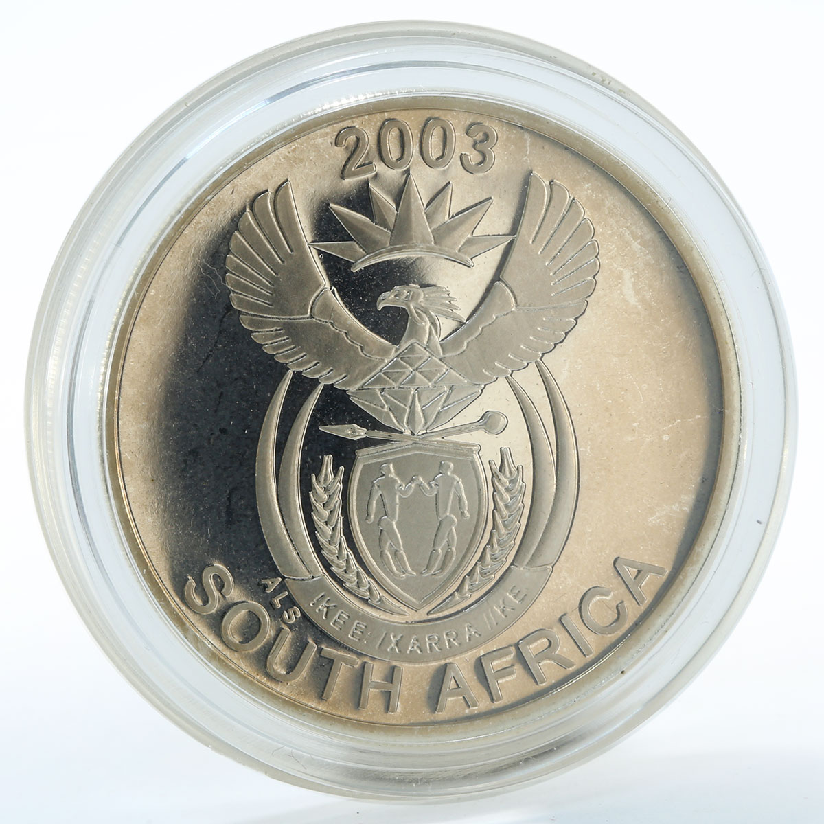 South Africa set 4 coins Wildlife Series The Rhino proof silver coin 2003